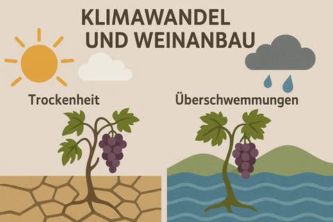 Wie aktuelle KLIMAVERÄNDERUNGEN den Weinbau verändern
