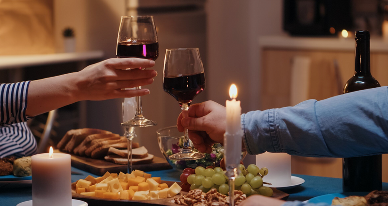Ausgewählte Festtagsweine